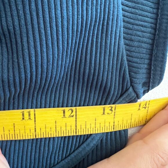 Intimately Free People Ribbed Blue Bodysuit Boho Y2K Casual Minimalist Medium - Picture 5 of 5
